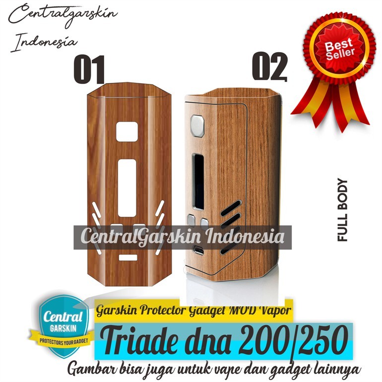 PROMO Garskin Mod Triade DNA 200  250 - kayu