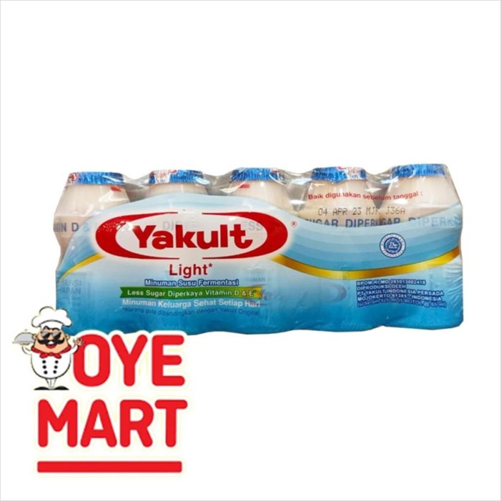 

YAKULT LIGHT ISI 5 / SUSU YOGURT SEGAR RENDAH GULA