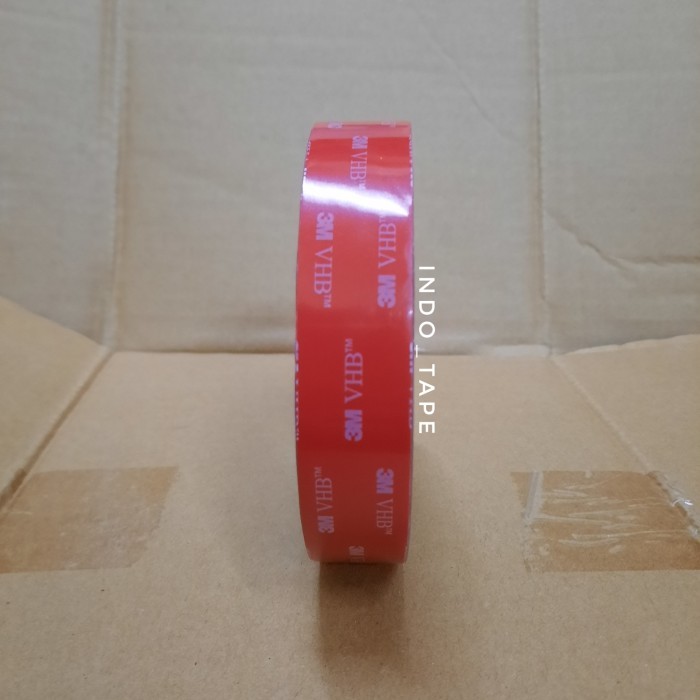 

Double tape 3M VHB 4900 Double tape Merah Original Perekat serbaguna - 24mm x 4,5mtr