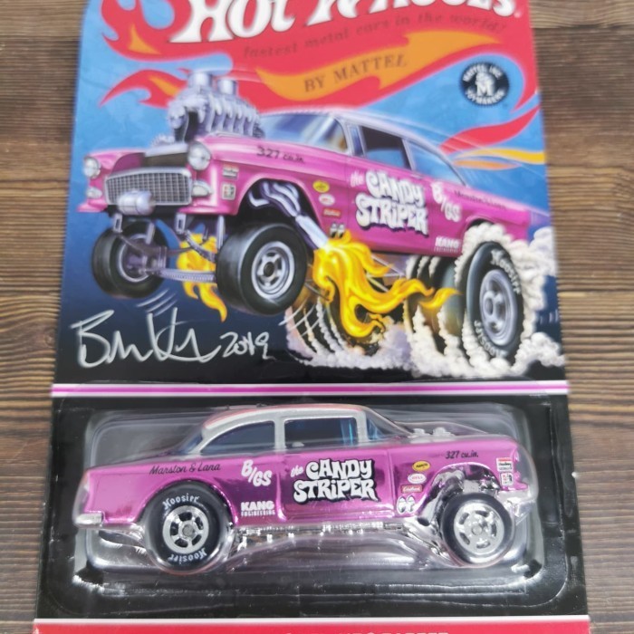 Ppc Hot Wheels Candy Striper Pink Rlc 55 Chevy Bel Air Gasser Hotwheels