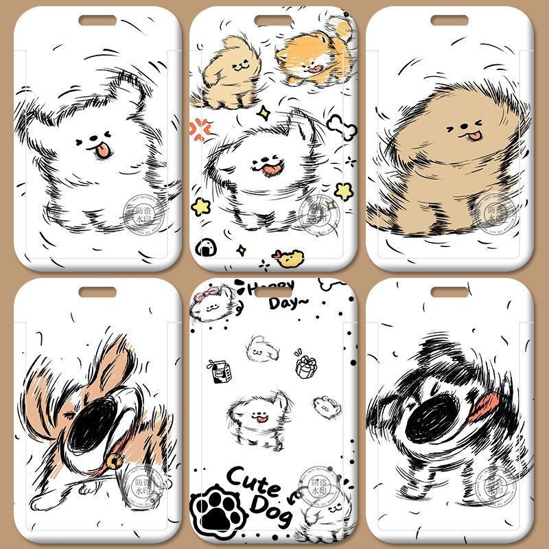 

Penutup pelindung kartu ID lucu, pola kartun anak anjing pasangan, cocok untuk kartu kampus, kartu pelajar, kartu bus, kartu pelajar, kartu makan, kartu akses, penutup pelindung tempat kartu, tempat kartu lanyard populer