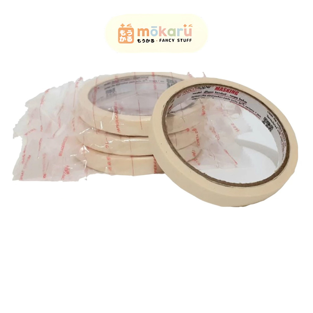 

Nachi Masking Tape 12mm / Isolasi Solasi Kertas Murah Berkualitas