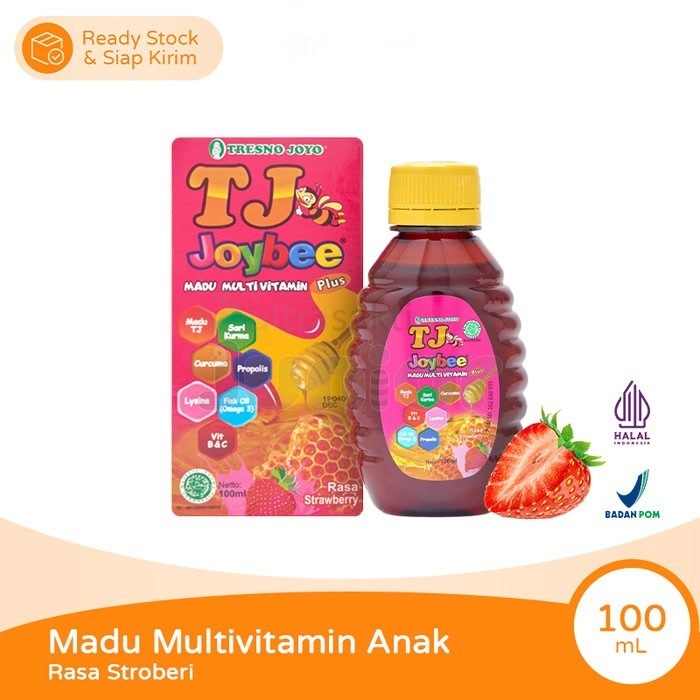 

c MADU TJ JOYBEE MADU MULTIVITAMIN STRAWBERRY 100ML