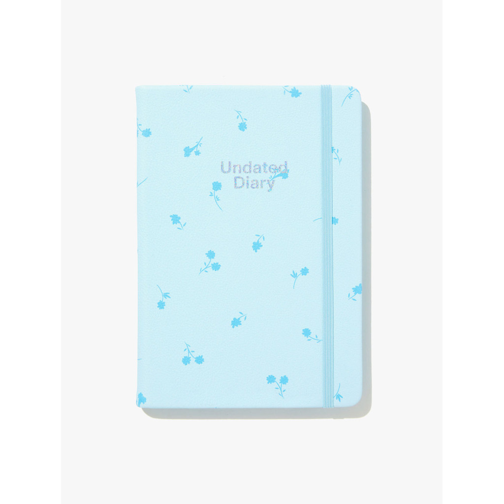 

Typo - Buku & Alat Tulis - A5 Undated Weekly Buffalo Diary - Arctic Blue Floral