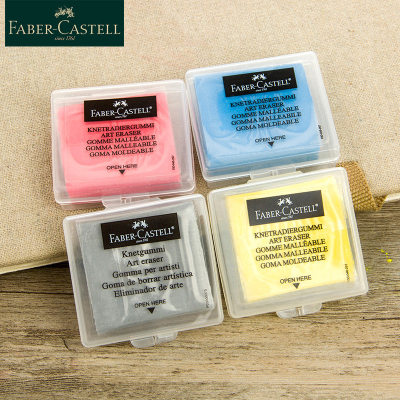 

Faber-Castell Plasticity Rubber Soft Art Eraser Wipe highlight Kneaded Rubber For Art Pianting Design Sketch Eraser Stationery
