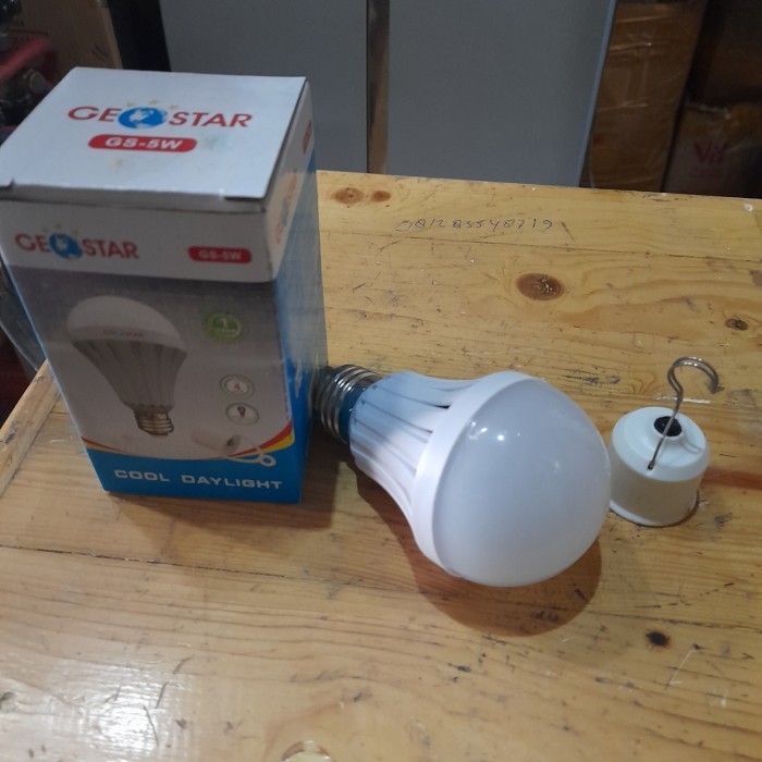 HS99 lampu led emergency Geo star 5 wat