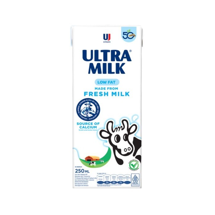 

Ultra Milk Susu UHT Low Fat Plain
