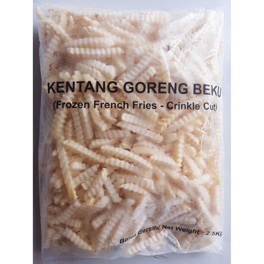 

kentang french fries crinkle cut 2,5kg HOS