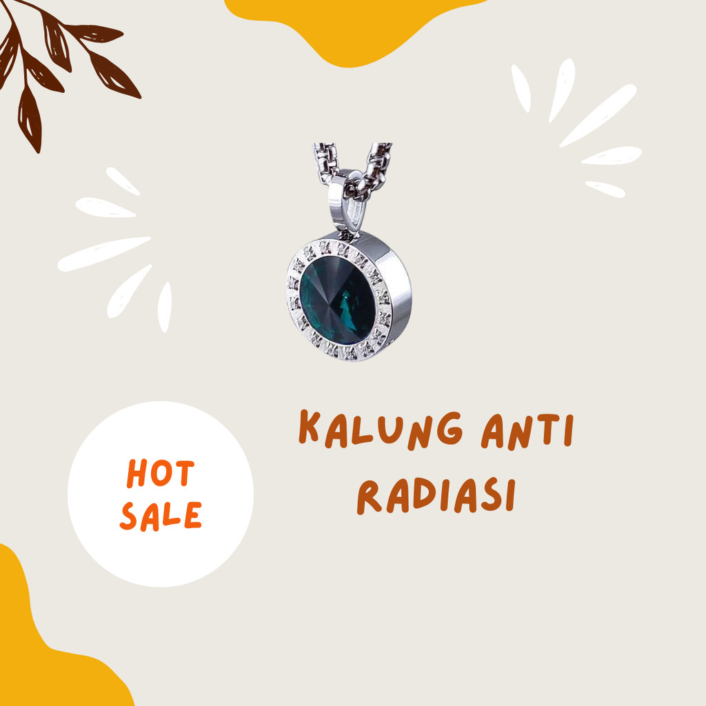 KK LIFORCE EMERALD CRYSTAL Kalung Energi Untuk Kesehatan KK Liforce KK Lifeforce Wanita Pria Bayi An
