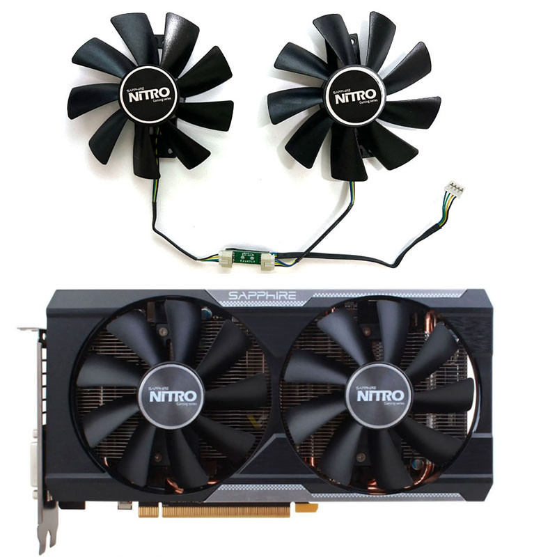 98MM New for SAPPHIRE Radeon R9 380 380X NITRO graphics card replacement fan GAA8B2U