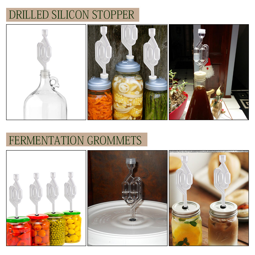 Airlock Fermentasi Galon Plastik / Alat Fermentasi Wine / Airlock Fermentasi Wine Galon