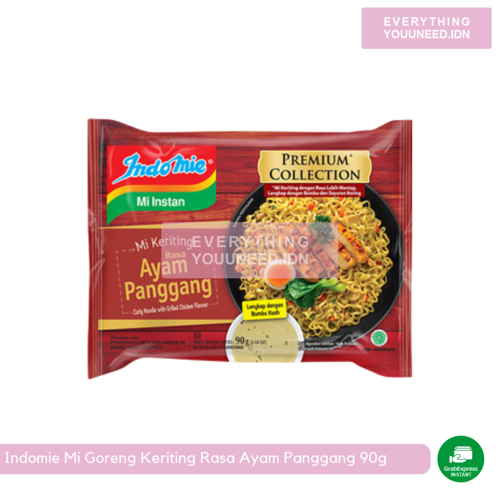

Indomie Mi Goreng Keriting Rasa Ayam Panggang 90g