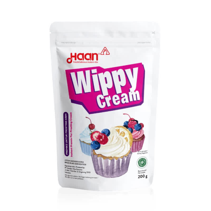 

WIPPY CREAM HAAN POUCH 200GR