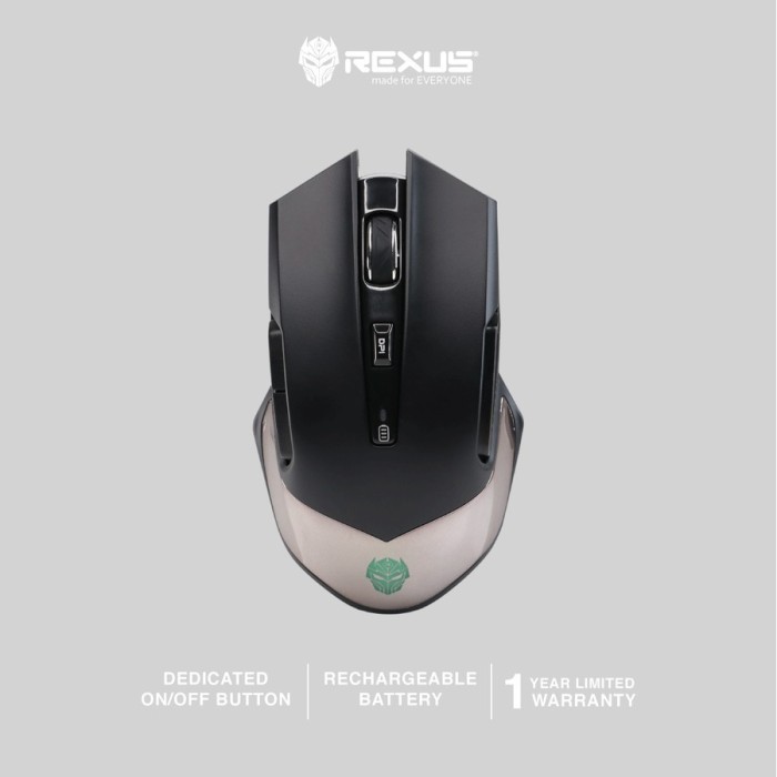Rexus RX-108 Xierra Professional Wireless Gaming Mouse RX108 / RX 108 RECHARGEABLE