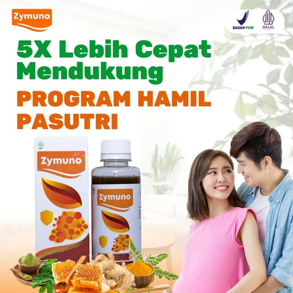 Zymuno Madu Herbal Mendukung Promil  Ampuh Cepat Hamil Suami dan Istri 100% Original Asli