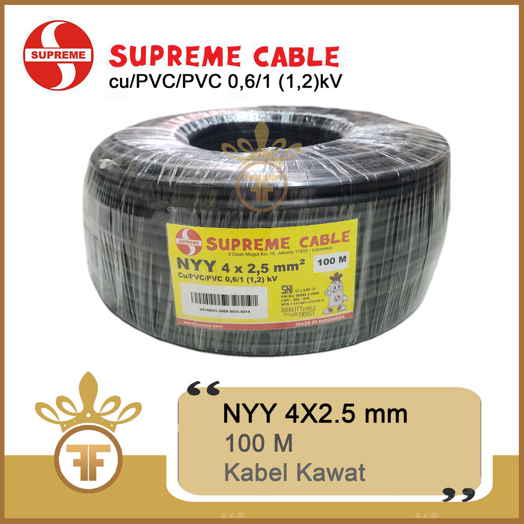 Kabel Supreme NYY 4x2.5 4x2,5 Roll 100M