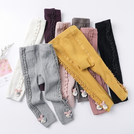 celana leging legging lejing bayi anak perempuan 6 12 bulan 1 2 tahun - Pink Muda, XL