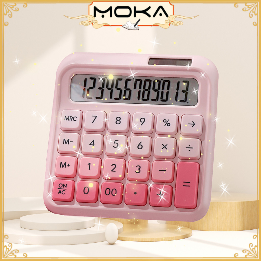 

MOKA KALKULATOR AKUNTANSI / KALKULATOR HITUNG DASAR 12 DIGIT WARNA PASTEL DUAL POWER MKA70