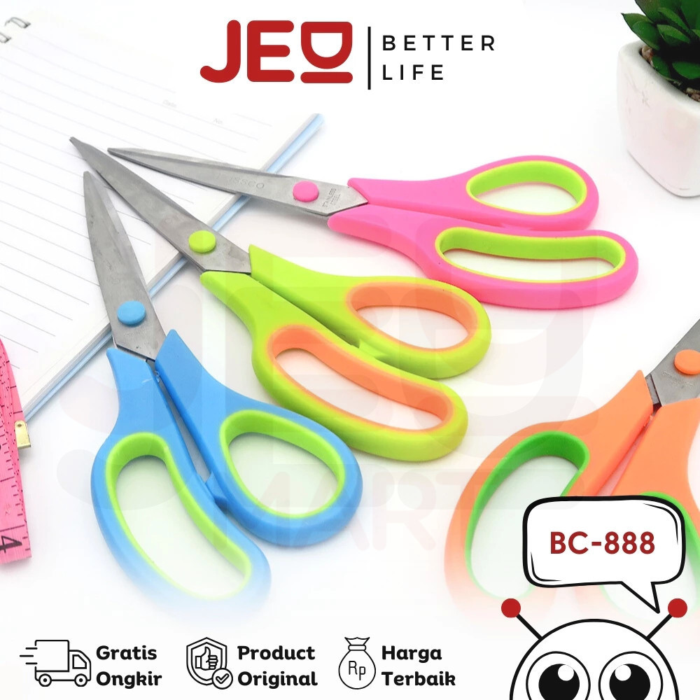 

Gunting Scissors BOSSCO BC-888 1 Lembar (12 Pcs)