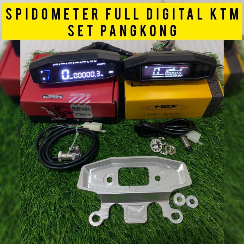 Spidometer Spido Speedometer KTM Digital Magnet Sensor Set Pangkon Dudukan Spido KTM CNC IMPORT Merk