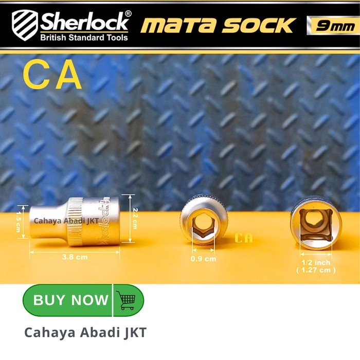 KUNCI SOK SHOCK 9MM SHERLOCK