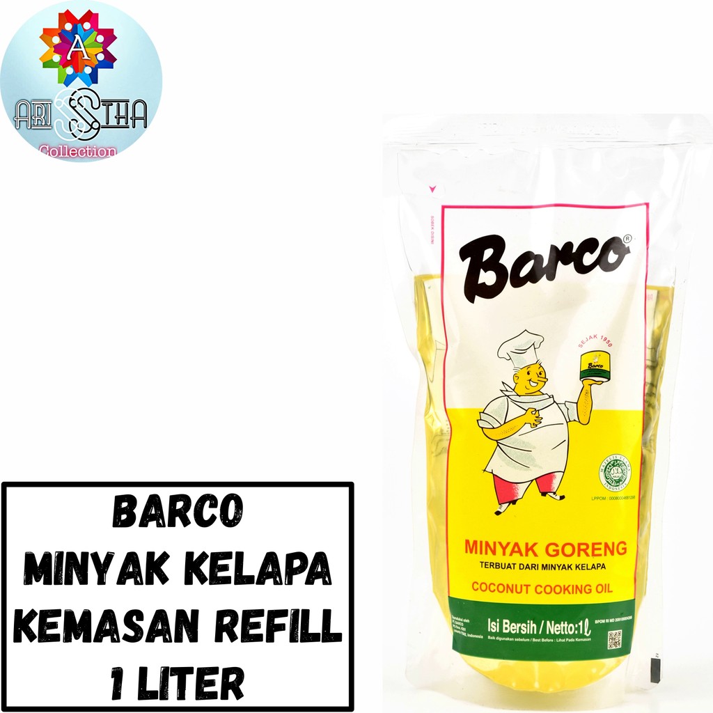 

Barco Minyak Goreng Kelapa Kemasan Refill Pouch 1 Liter
