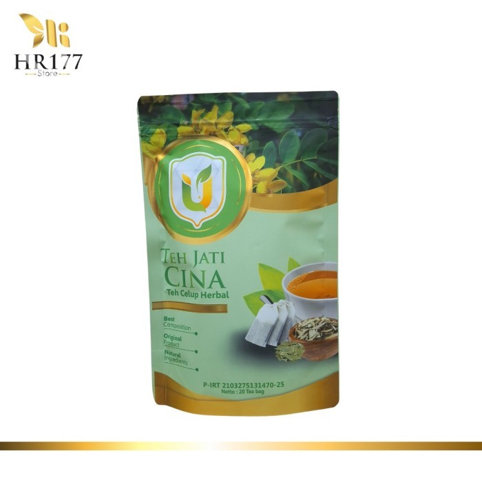 

TERLARIS Teh Celup Jati Cina Tea Herbal Asli Tradisional Premium Organik