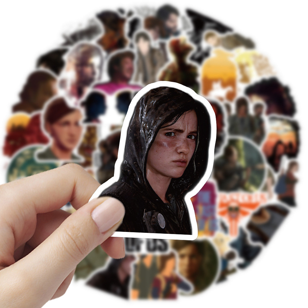 

10/30/50PCS TV Series The Last of Us Sticker Cartoon Graffiti Decoration Water Cup Luggage Skateboard Laptop Waterproof Sticker