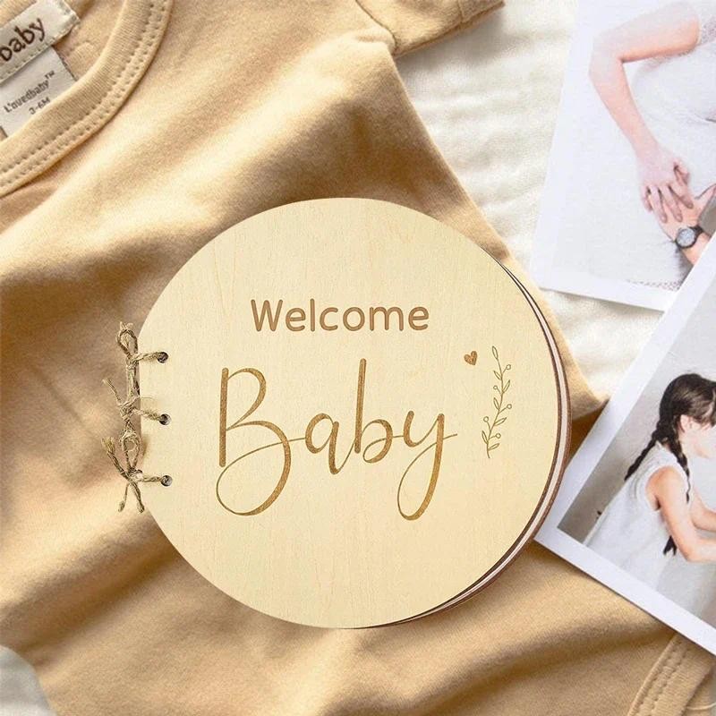

Baby Shower Guest Book Wooden Guest Book Sign Keepsake Adult Kids Birthday Party Supplies Wedding Welcome Baby Decoration