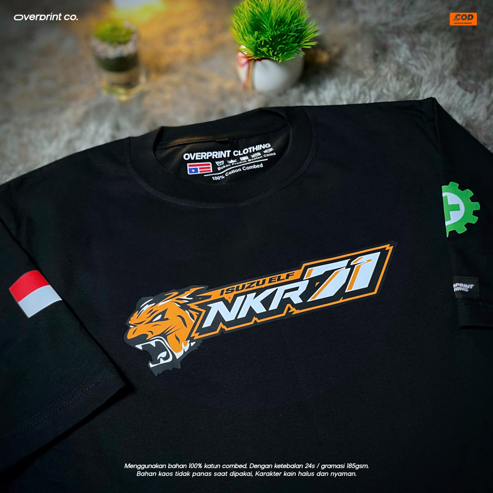 ISUZU ELF NKR71 | KAOS TRUK ELF KATUN COMBED 24S TEBAL BISA COD
