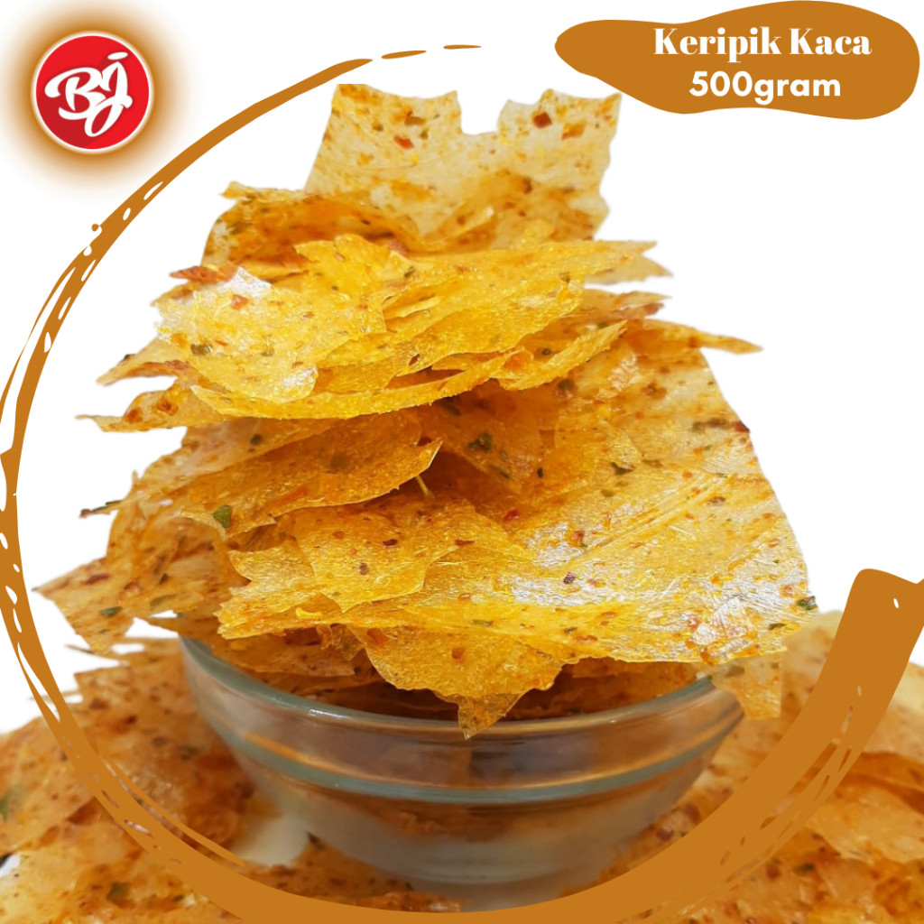 

Keripik Kaca Original Pedas Daun Jeruk 500gram - Mang Meser