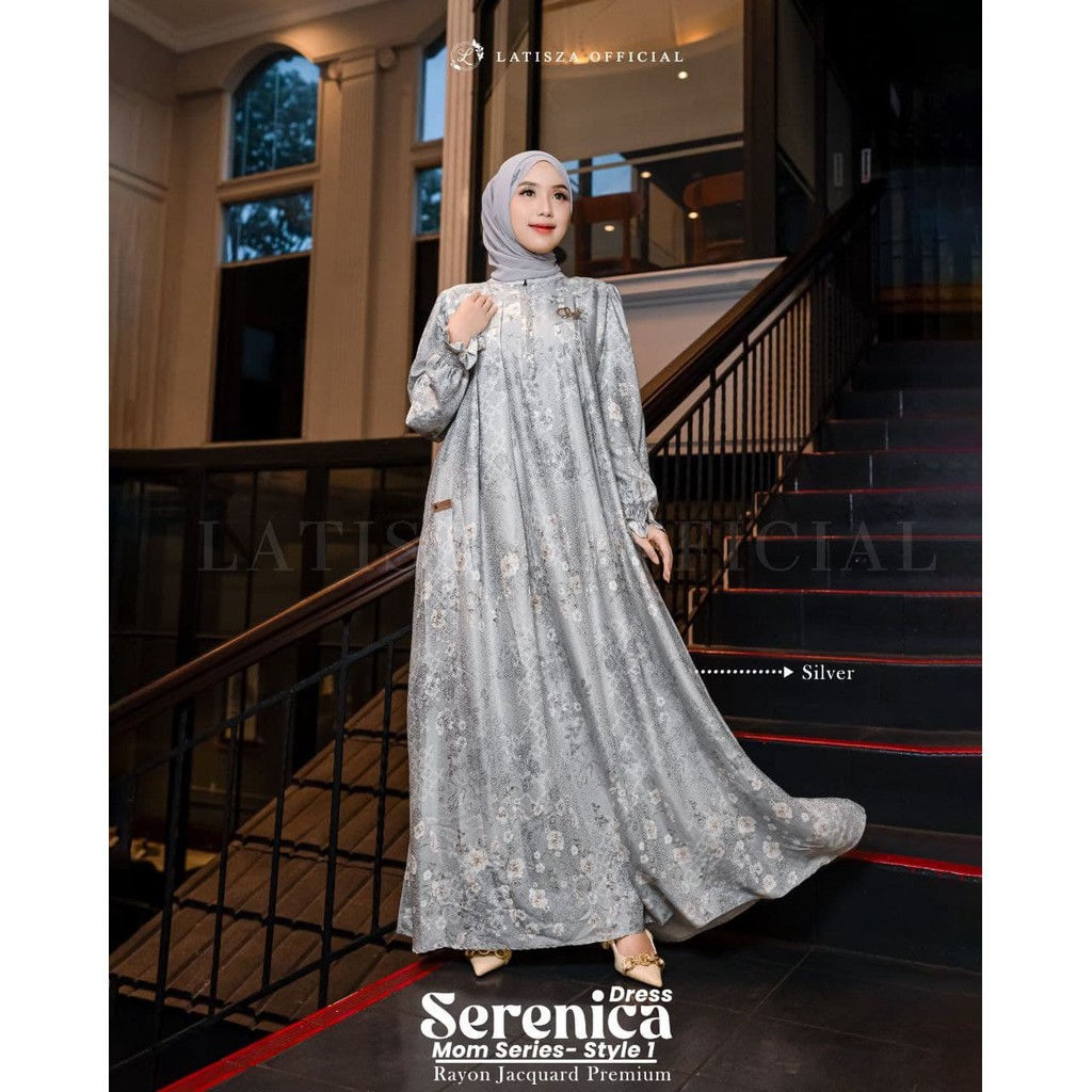 Serenica Dress Style 1 by Latisza (Gamis Jacquard Premium)