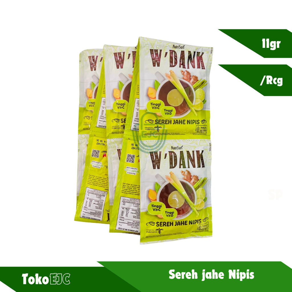 

W'dank sereh jahe nipis renceng 11gr isi 10pcs