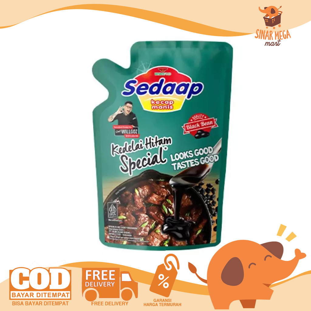 

SEDAAP Kecap Manis Kedelai Hitam Special Refill 725g - Soy Sauce SEDAP Murah