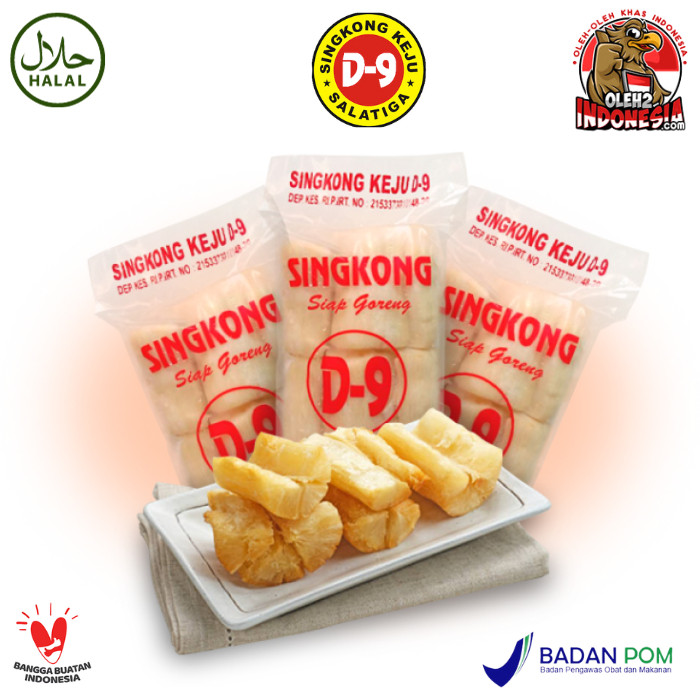 

Singkong Keju D9 Asli Salatiga / Singkong D9 Frozen / Singkong Frozen