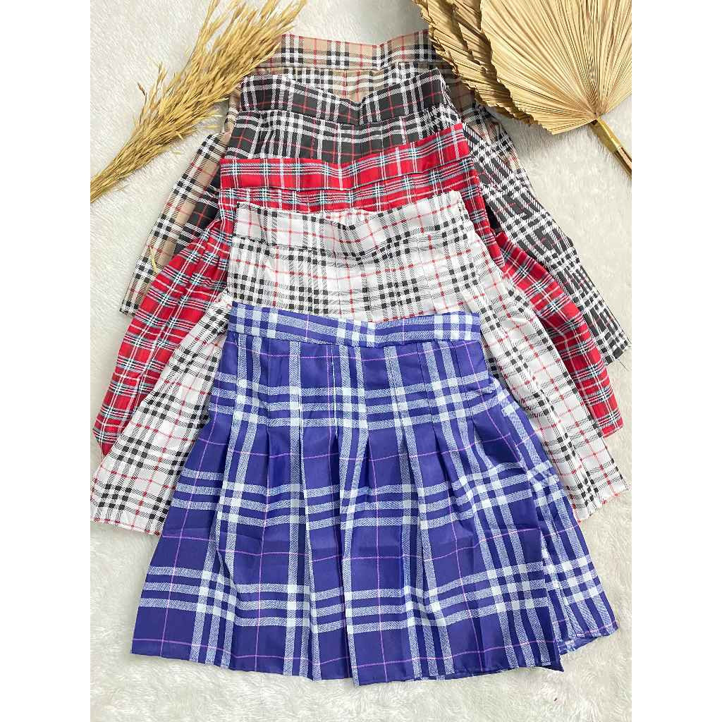 Tq88indonesia ROk Mini Korean Style / ROK MINI WANITA MOTIF KOTAK-KOTAK / Rok Seksi