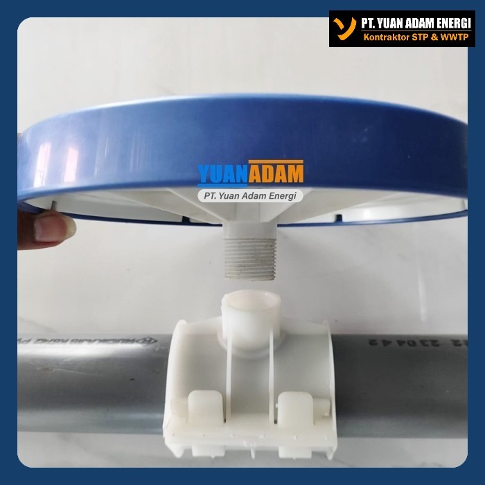 

Saddle Disc Diffuser Connector - Tee Reducer Drat Dalam 2" x 3/4" - Pipa PVC