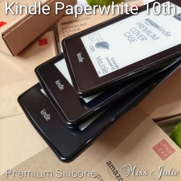 

promo -Silicone Case Amazon Kindle Paperwhite 10th Soft Casing Back Cover V 4 - transparan