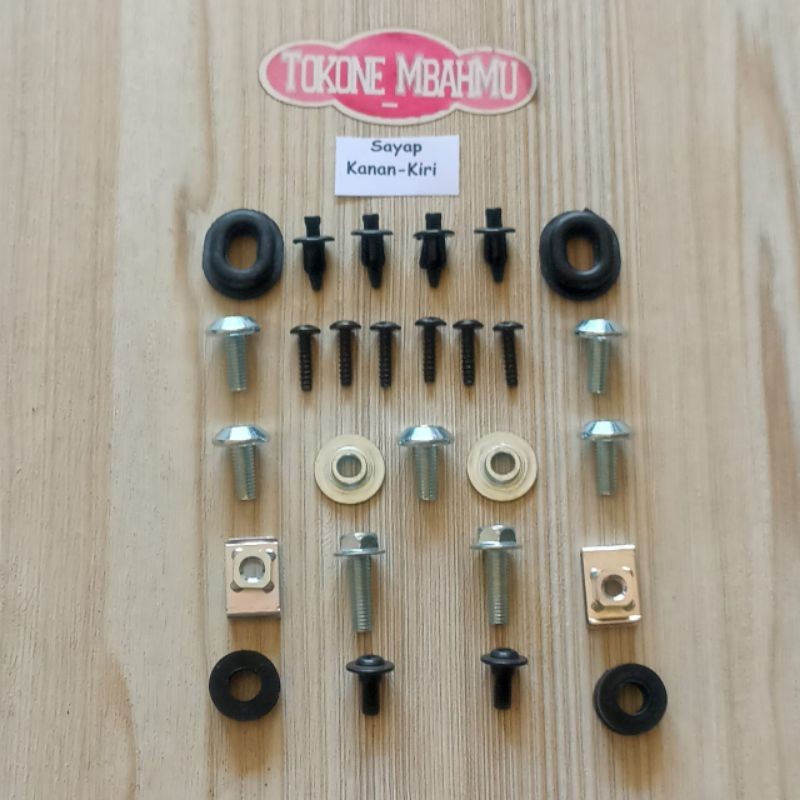 Baut Cover Body Bodi Sayap Kanan Kiri Honda Sonic 150 R Fi PGM-FI