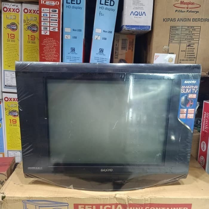 TV SANYO TABUNG SLIM 21in