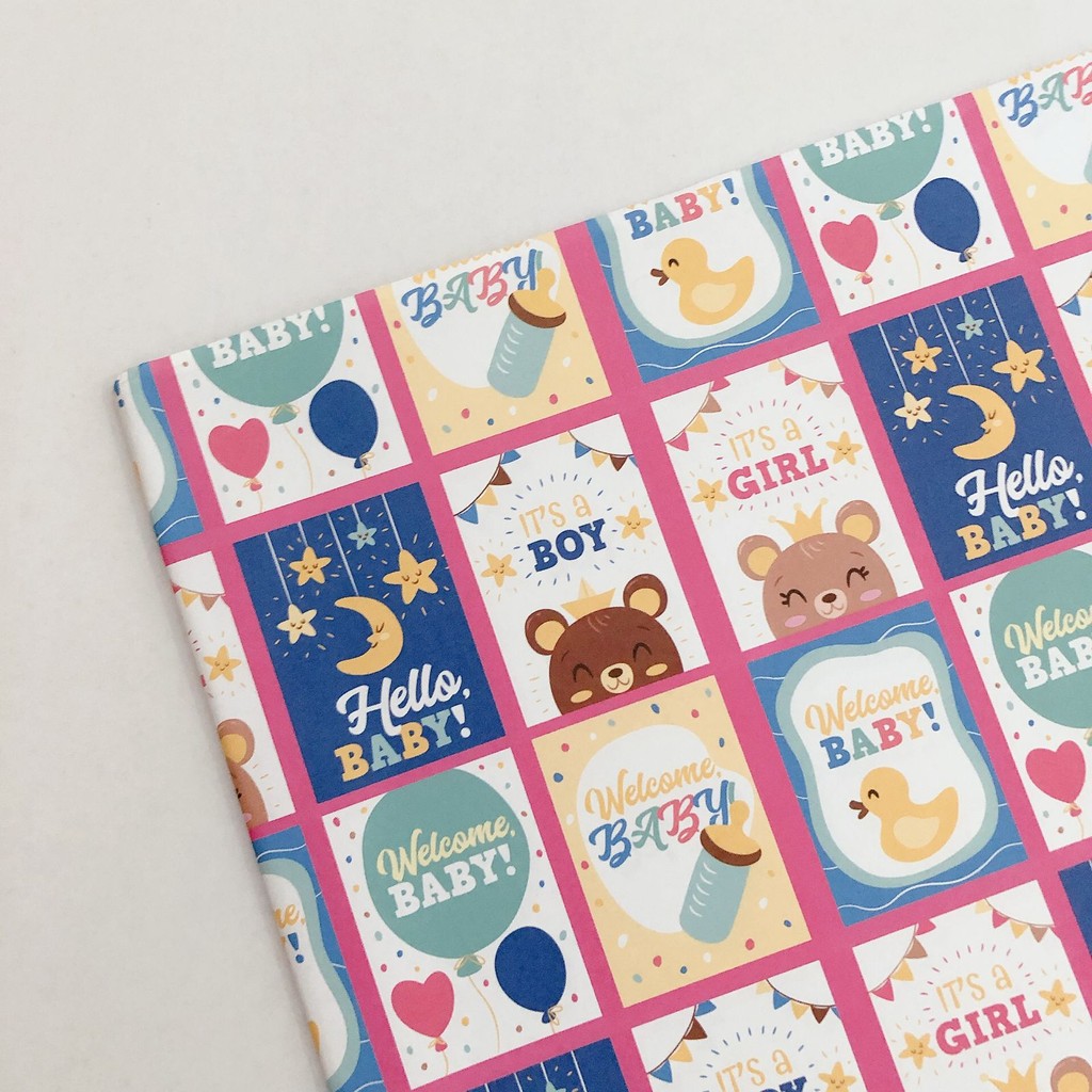 

Kertas Kado Welcome Baby Girl & Boy