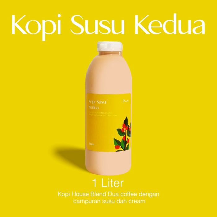 

Kopi Susu Kedua Dua Coffee Minuman Kemasan 1 liter - 1 BOTOL