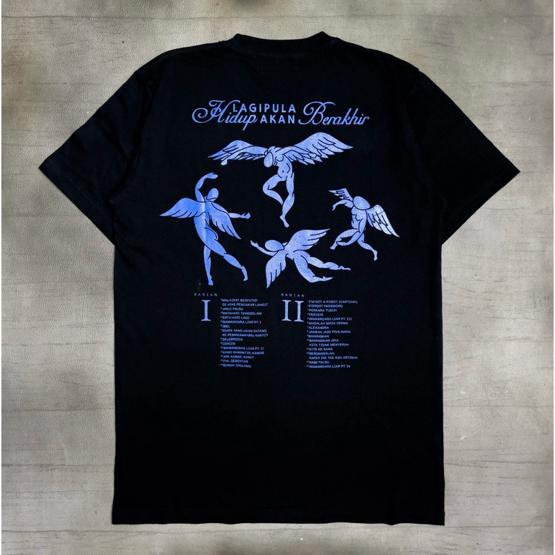 Hindia - Tracklist | Tshirt Black Original Merchandise