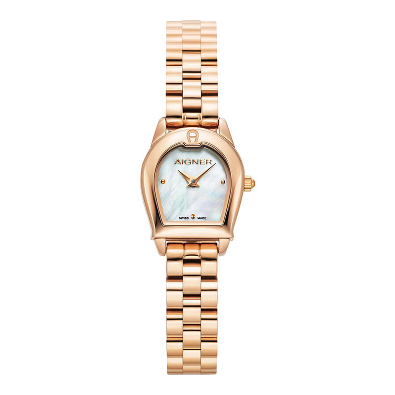 Jam Tangan Wanita Aigner Molfetta AGW.253005 Ladies Mother Of Pearl Dial Rose Gold Stainless Steel S