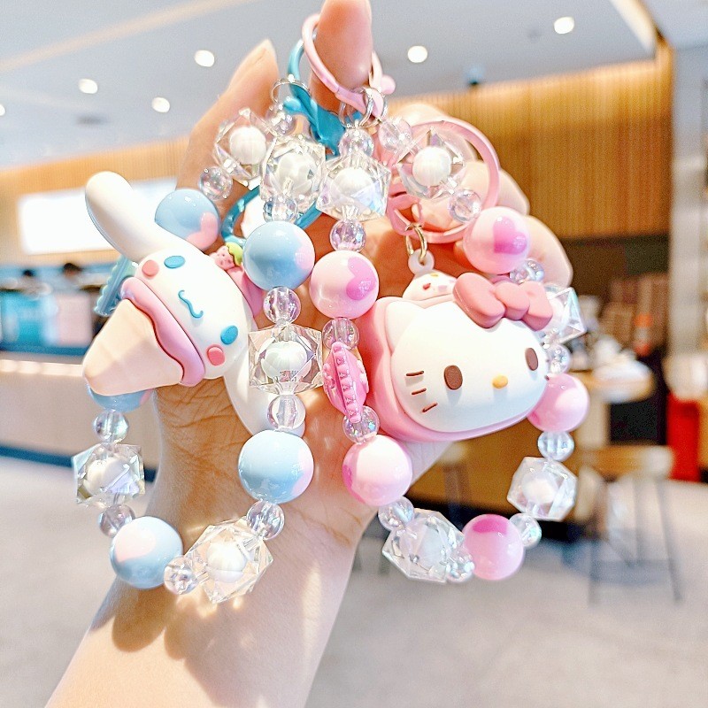 Bellini - Gantungan kunci, tas hp dll / gantungan karakter fiksi rantai manik2 motif makanan