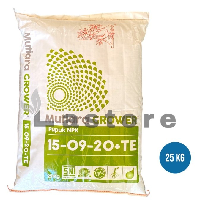 Pupuk Meroke Npk Mutiara Grower 25 Kg Kemasan Pabrik
