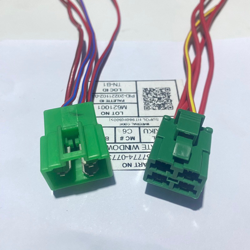 SOKET LAMPU PIN 4 besar kabel hvs anti panas soket 1 pasang kiprok kabel 4