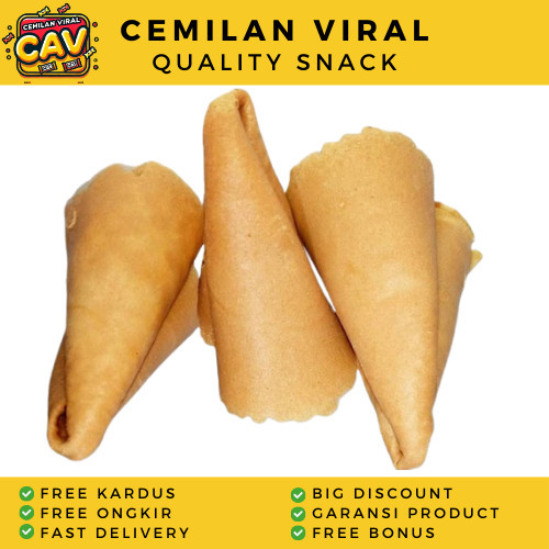 

CAV Crepes Semprong Kiloan 500gr KUE SEMPRONG KERUCUT Kue Semprong Gulung Kue Semprong Bangka