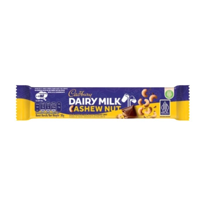 

Cadbury Dairy Milk Cokelat Cashew Nut 30g