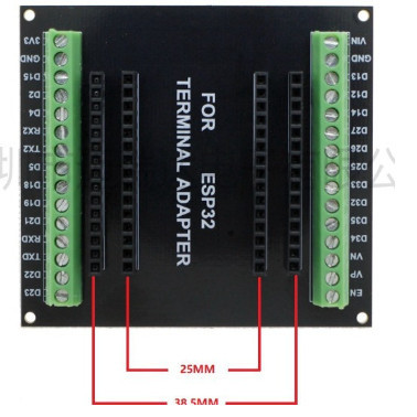 BLACK 30pin Proto screw protoscrew terminal shield esp32 ESP-32 module modul ch340 cp2102 expansion 